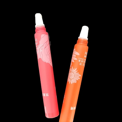 10ml D15mm Velvet Shining Lipstick Tube Packaging With Flocking Applicator Makeup Packaging Sponge Blusher Concealer Applicator