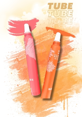 10ml D15mm Velvet Shining Lipstick Tube Packaging With Flocking Applicator Makeup Packaging Sponge Blusher Concealer Applicator