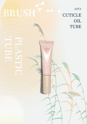 1.5ml 2ml 3ml 4ml 5ml 7ml Mini Lip Gloss Tube Container Cuticle Oil Nail Polish Plastic Tube Packaging with Screw Cap and Brush