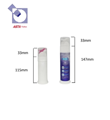 130ml 45ml Factory Direct Sale Customizable Toothpaste Tube Packaging with Airless Pump