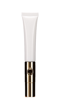 Customized Lotion Squeeze Tube Hand Cream Packaging Cosmetic Plastic Soft Tube with Massage Applicator Zinc Alloy