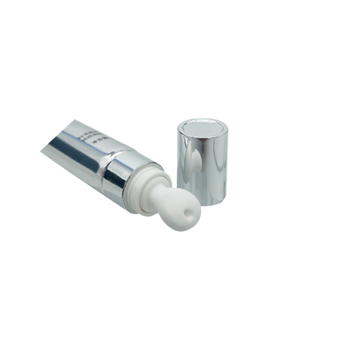 Customized Lotion Squeeze Tube Eye Cream Massage Packaging Cosmetic Plastic Soft Tube with Massage Applicator Zinc Alloy