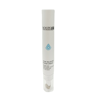 D19mm Empty Cosmetic Serum Squeeze Soft Tube with Metal Applicator 15g PE Eye Cream Tube