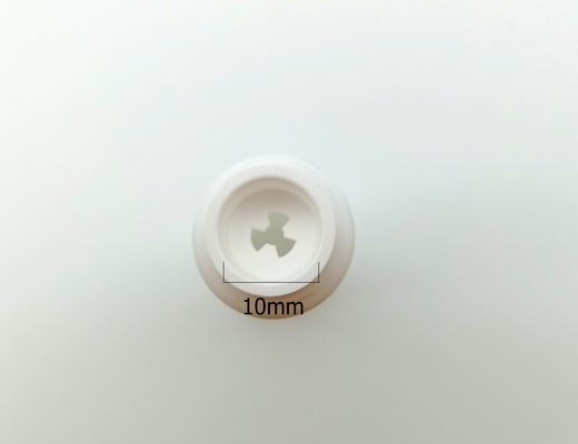D19mm Empty Cosmetic Serum Squeeze Soft Tube with Metal Applicator 15g PE Eye Cream Tube