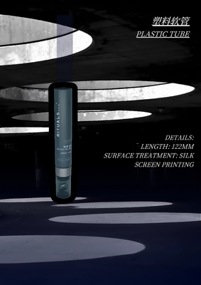 High-grade OEM Thin 15ml 20ml Eye Gel Cream Tube Cosmetic Packaging With Metal Roller Massage Applicator