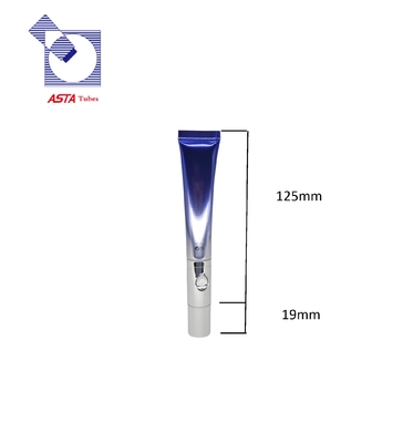 ABL Aluminum Plastic Cosmetic Vibration Metal Color Massage Eye Cream Tube with Electric Zinc Alloy Applicator