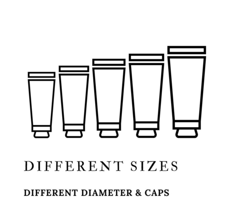 2024 Innovative Products D19mm Custom Color logo Plastic Soft Eye Cream Container