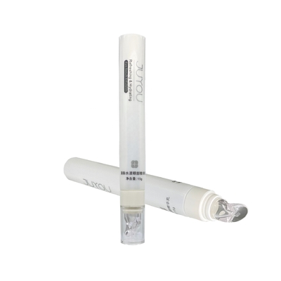Clear Silicone Plastic Tube Lip Balm TPE Lipstick Empty Container for Lips Gloss Stick Container Ellipse Skincare Tube Packaging