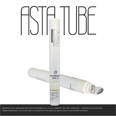 Clear Silicone Plastic Tube Lip Balm TPE Lipstick Empty Container for Lips Gloss Stick Container Ellipse Skincare Tube Packaging