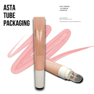 High Quality Cheap 10~25ml Plastic Paste Lip Balm Silicone Tubes Packaging with Silicone Applicator for Cosmetic