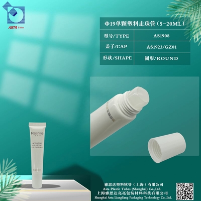 Plastic Single Roll Packaging Printed Lipgloss Tube clear Screw Top for Ball Pen Empty Plastic Cuticle Oil
