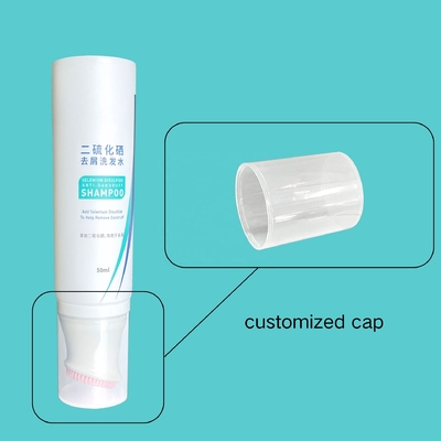 Diameter 35mm 30-100ml Plastic Tube With Silicone Brush Head Custom Personalized Design Empty Squeeze Face Wash