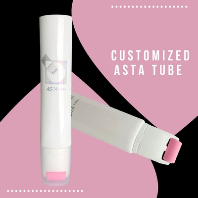 Diameter 35mm 30-100ml Plastic Tube With Silicone Brush Head Custom Personalized Design Empty Squeeze Face Wash