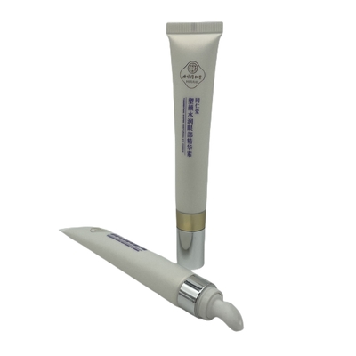10ml Sliver Eye Cream Cosmetic Tube in Stock 15ml Squeeze Soft Tube with Massage Applicator Zinc Alloy Eye Cream Tube Packaging