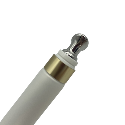 10ml Sliver Eye Cream Cosmetic Tube in Stock 15ml Squeeze Soft Tube with Massage Applicator Zinc Alloy Eye Cream Tube Packaging