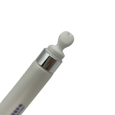 10ml Sliver Eye Cream Cosmetic Tube in Stock 15ml Squeeze Soft Tube with Massage Applicator Zinc Alloy Eye Cream Tube Packaging