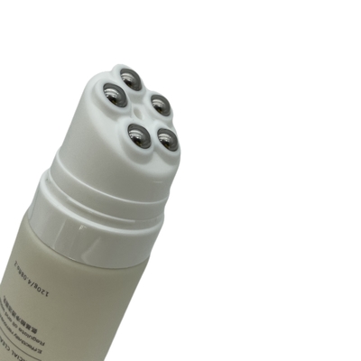 D40 50MM Shampoo Body Scrub Plastic Pre Roll on Deodorant Packaging Tube Screw Top Metal Ball
