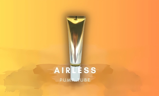 Wholesale D25mm Empty Airless Vacuum Pump BB Cream Tube Custom Cosmetic Squeeze Soft ABL Tube for Lip Gloss Container Tube