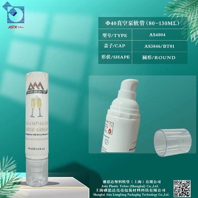 Plastic Soft Tube Concealer Cosmetic Airless Pump Packaging Plastic Lid Toothpaste Skin Care Tube Pack