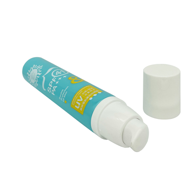 Thermally Conductive Plastic Spiral Perforated Poster clear Cylinder Packaging Lid for Foundation Ketchup Tube Foam Pump Tube