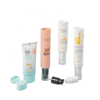 Plastic Tube Lotion Body Bottle Cleanser Sun Protection Balm Container Eco-friendly Customizable Recyclable Plastic Tube